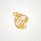 Anillo Remolinos dorado