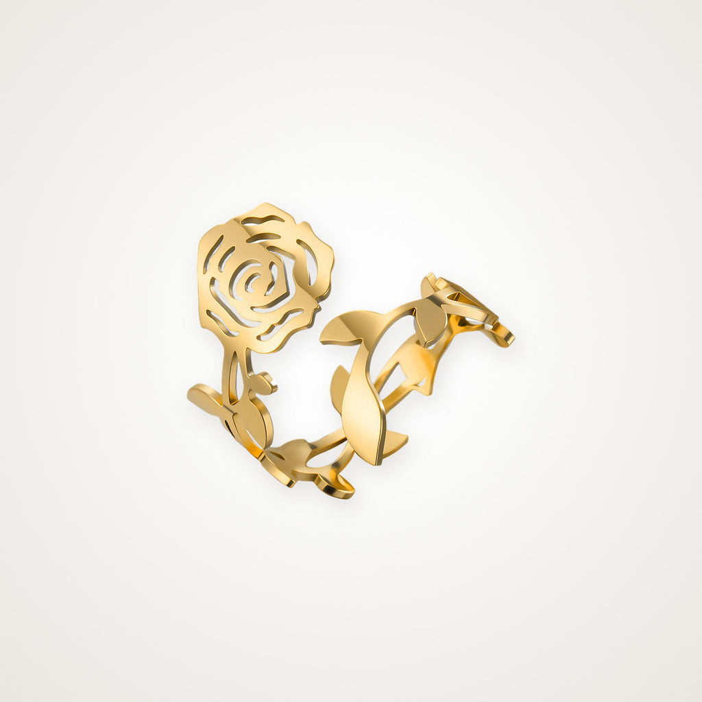 Anillo Rosa dorado