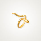 Anillo Serpiente dorado
