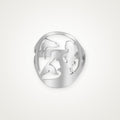 Anillo Sirena plateado