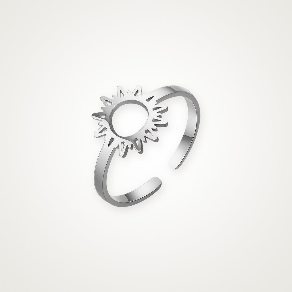 Anillo Sol plateado