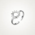 Anillo Sol plateado