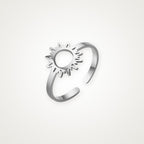 Anillo Sol plateado
