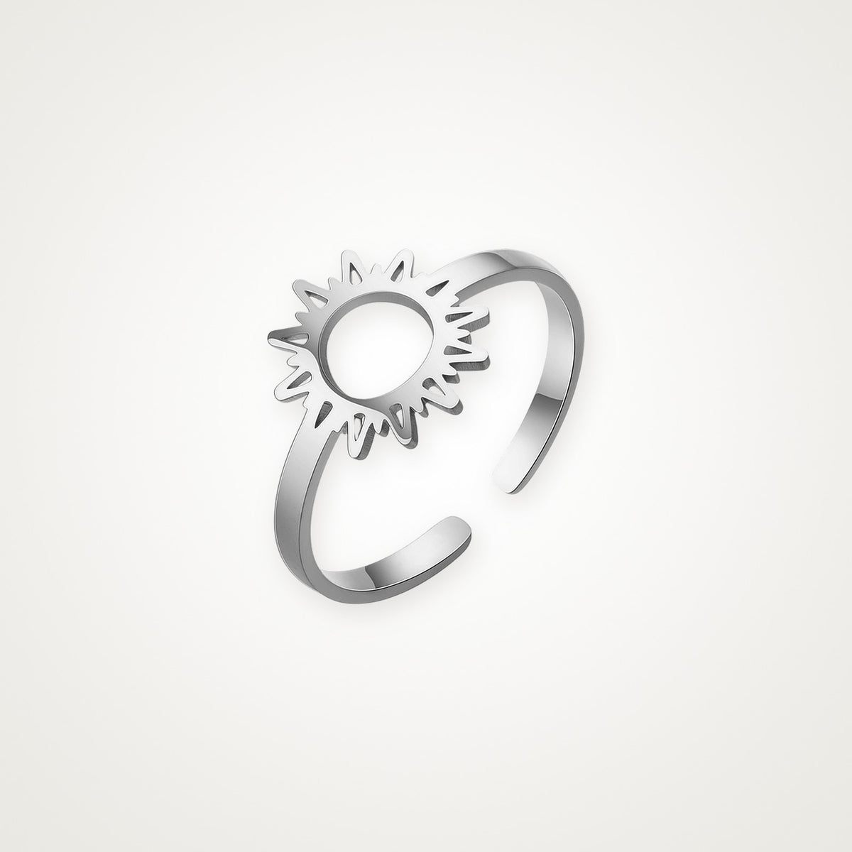 Anillo Sol plateado