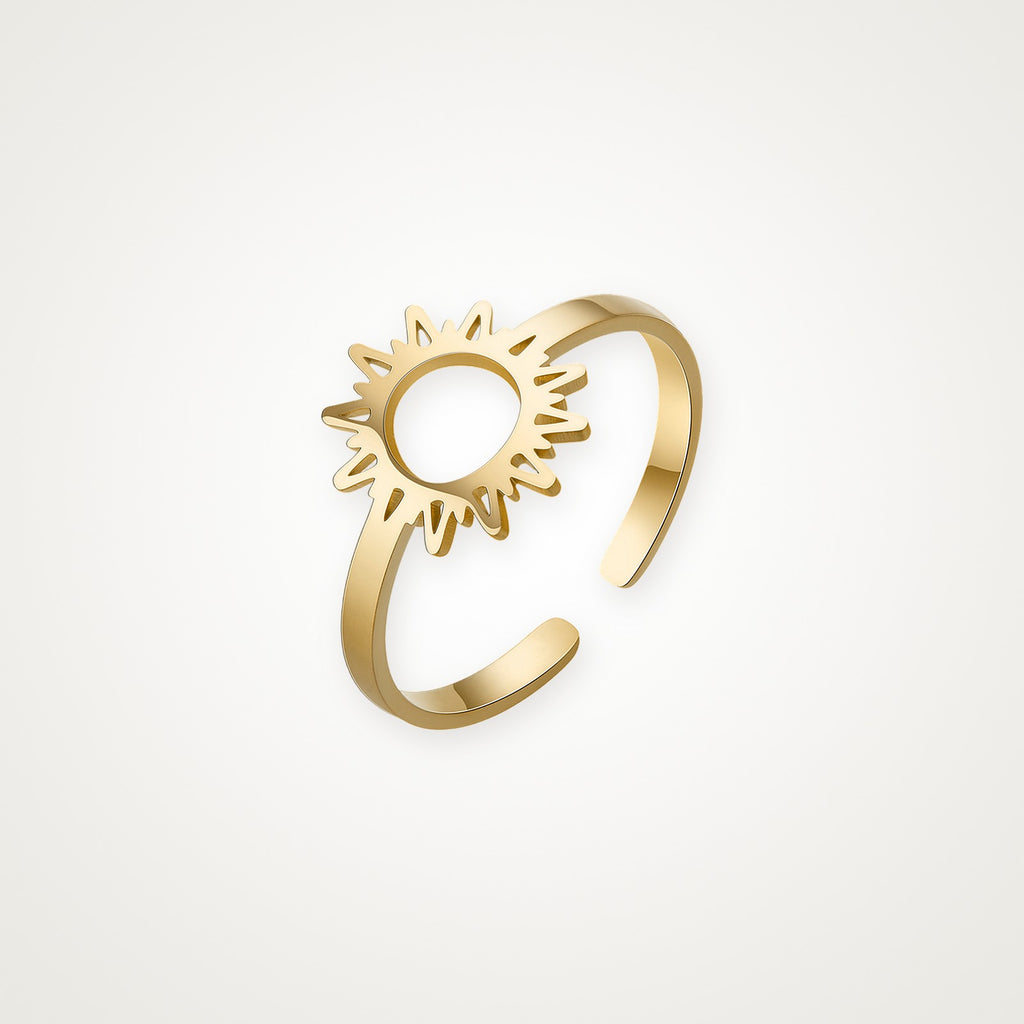 Anillo Sol dorado