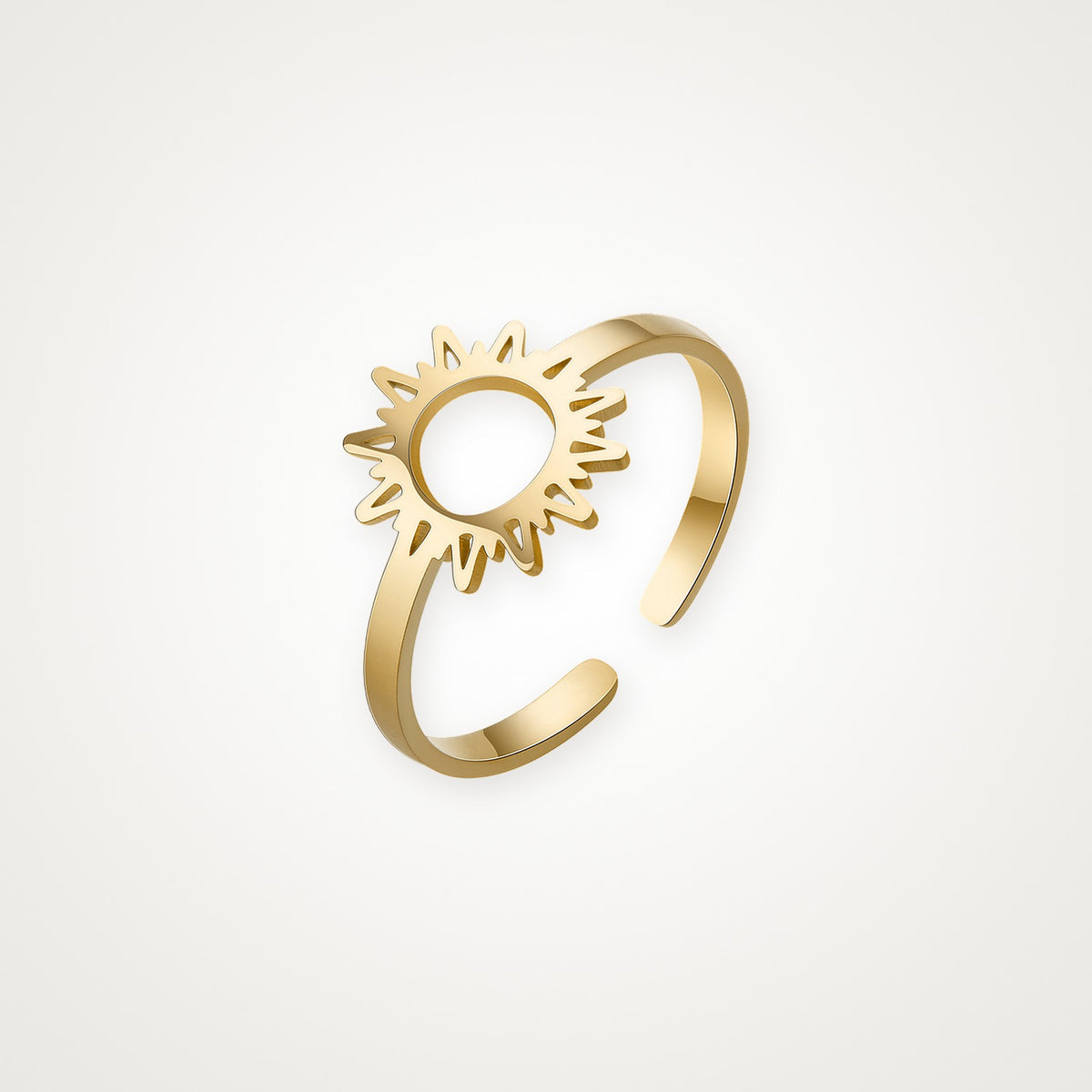 Anillo Sol dorado