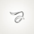 Anillo Trazo plateado