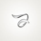 Anillo Trazo plateado