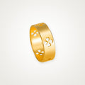 Anillo Tréboles calados dorado