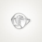 Anillo Tucán plateado