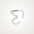 Anillo Zigzag plateado