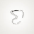 Anillo Zigzag plateado