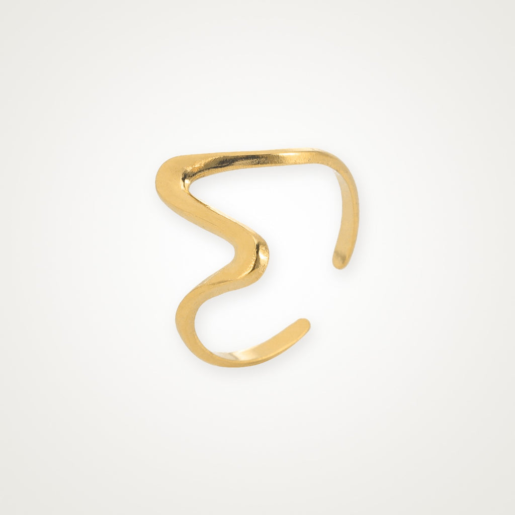 Anillo Zigzag dorado