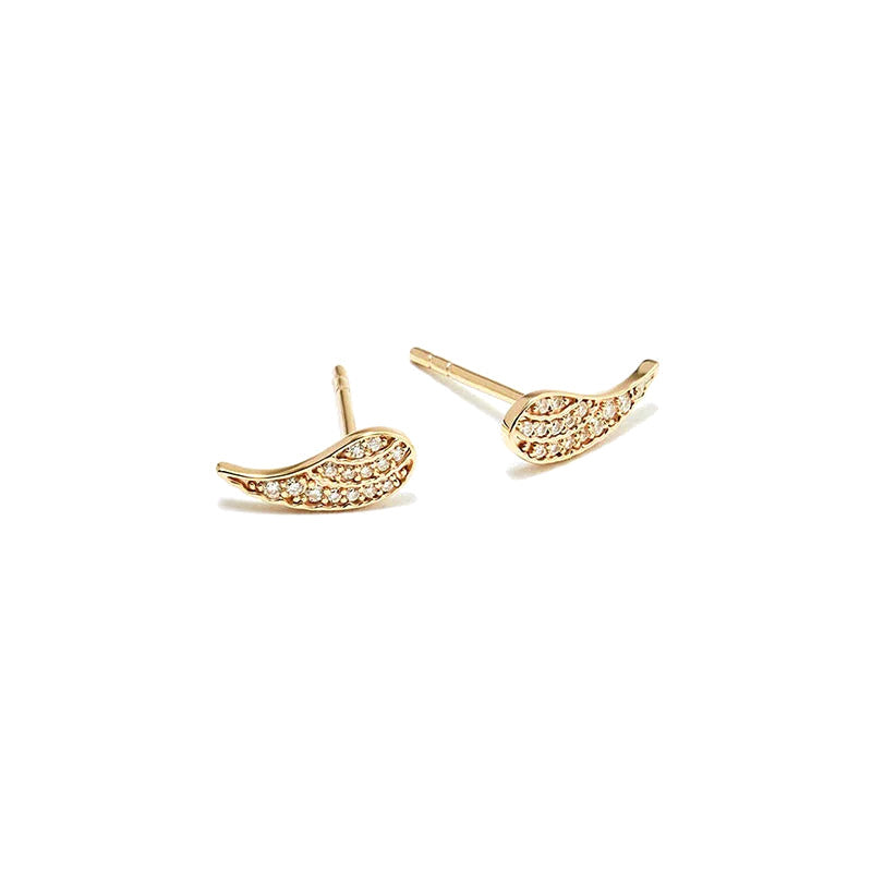 Aretes Ala con Zirconias