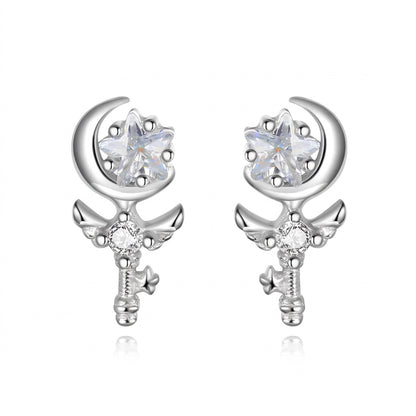 Aretes Alas con Zirconia