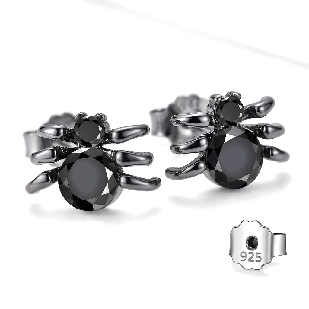 Aretes Araña Negra