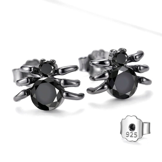 Aretes Araña Negra