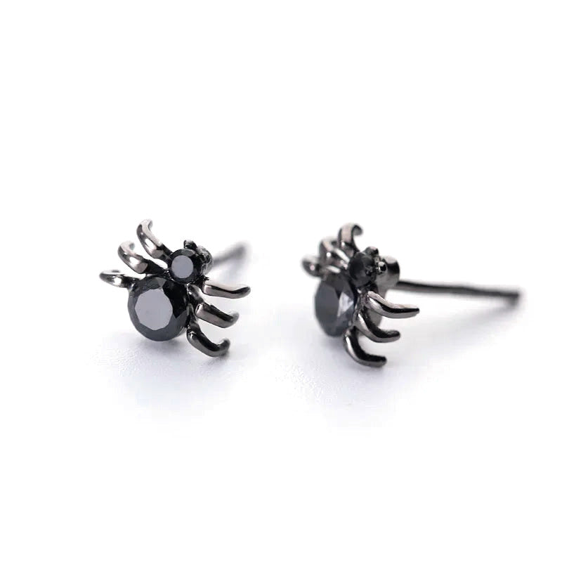 Aretes Araña Negra