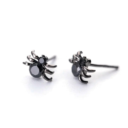 Aretes Araña Negra