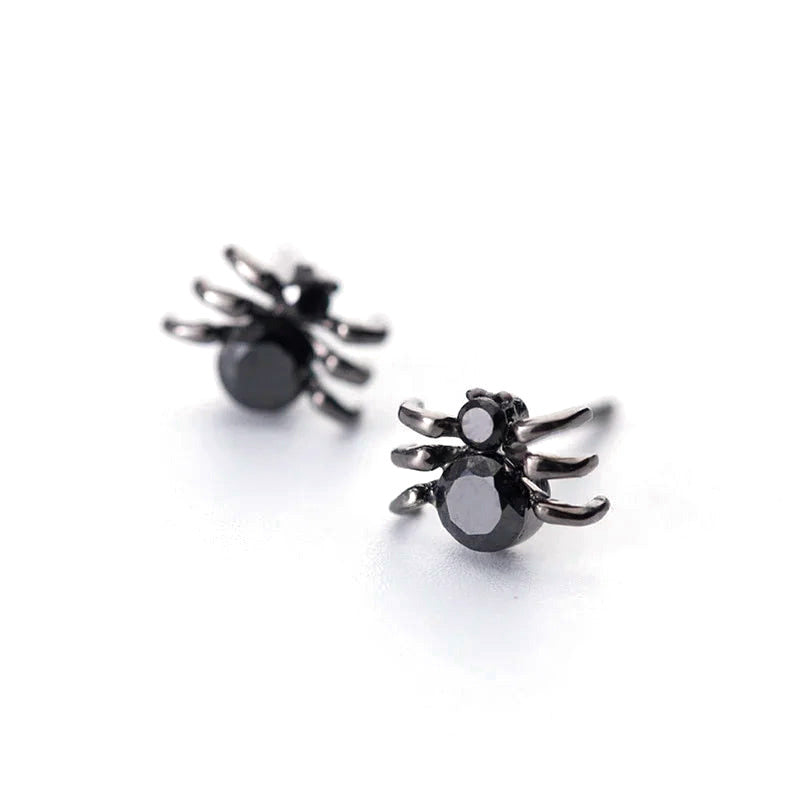 Aretes Araña Negra