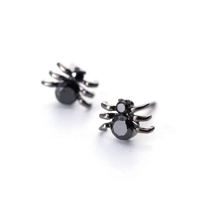 Aretes Araña Negra