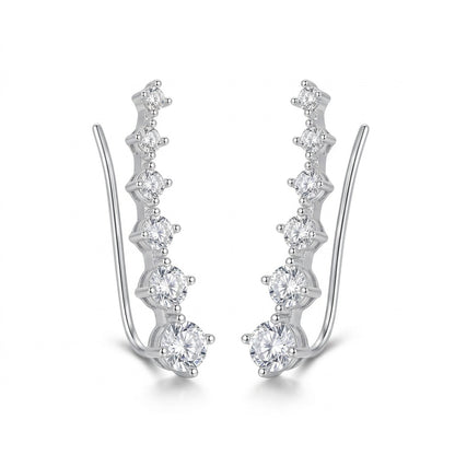Aretes Arco Geométrico Brillante