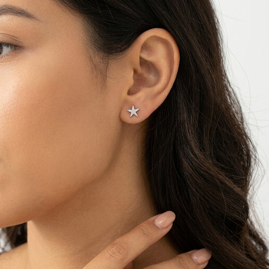Aretes Asimétricos Conchita y Estrella de Mar