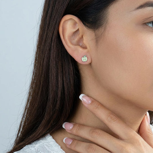 Aretes Asimétricos Manzana