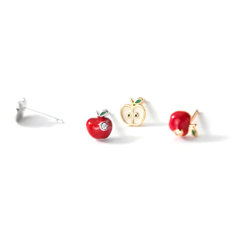 Aretes Asimétricos Manzana