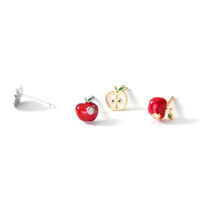 Aretes Asimétricos Manzana