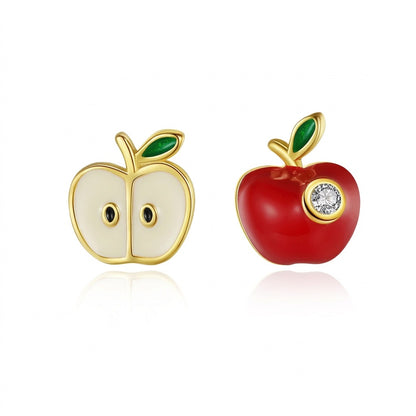 Aretes Asimétricos Manzana