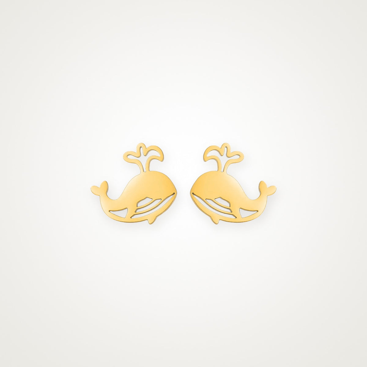 Aretes Ballenita dorados