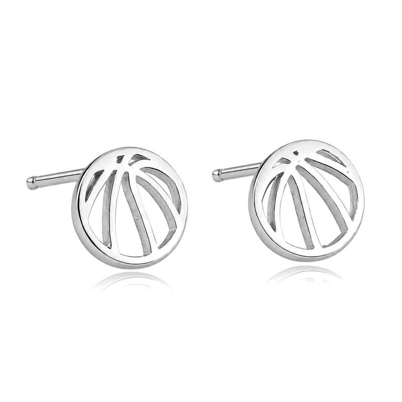 Aretes Balón de Básquetbol Calado