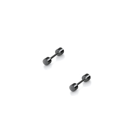 Aretes Barbell Geométricos