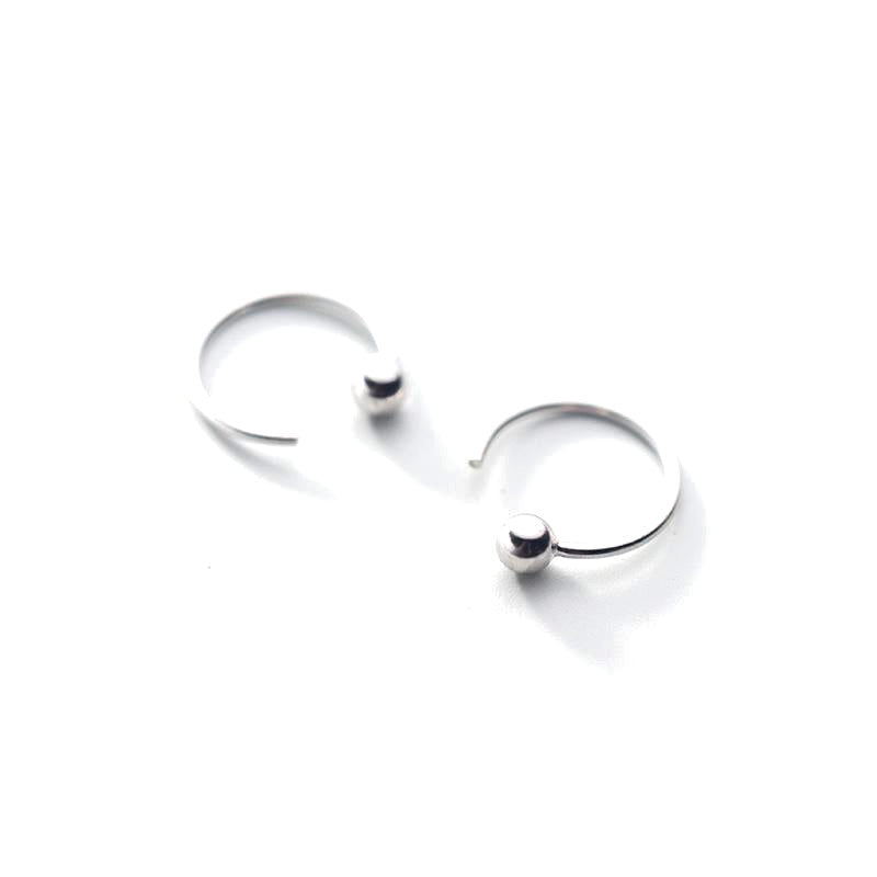 Aretes Barra en Forma de Gancho