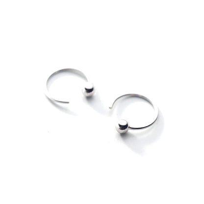 Aretes Barra en Forma de Gancho