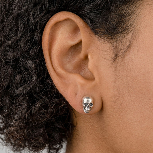 Aretes Calavera Gótica