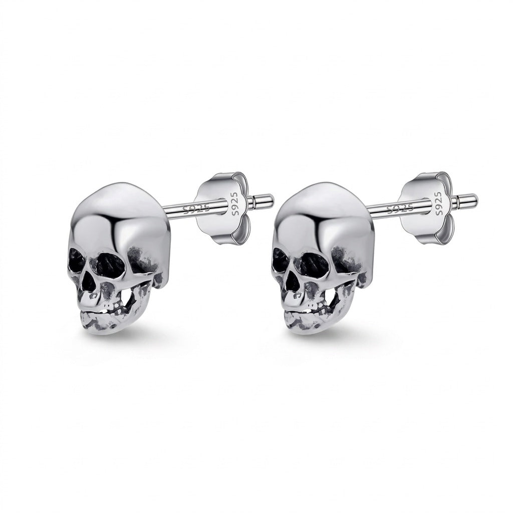 Aretes Calavera Gótica