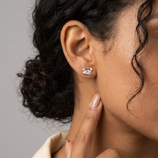 Aretes Cangrejo en Cuatro Estilos