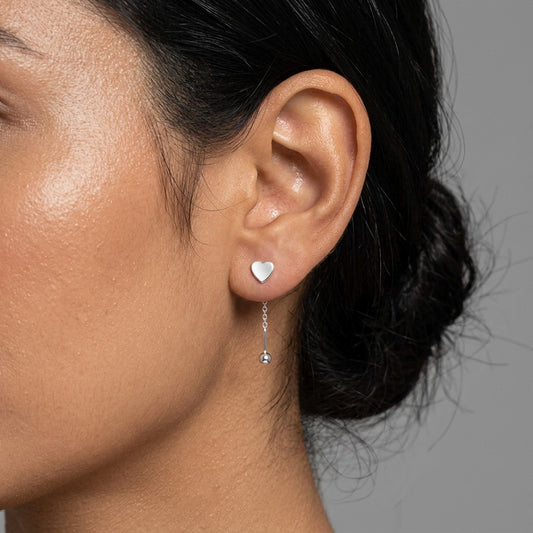 Aretes Colgantes Corazón o Estrella