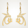 Aretes Colibrí dorados