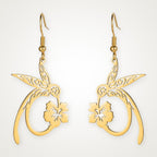 Aretes Colibrí dorados