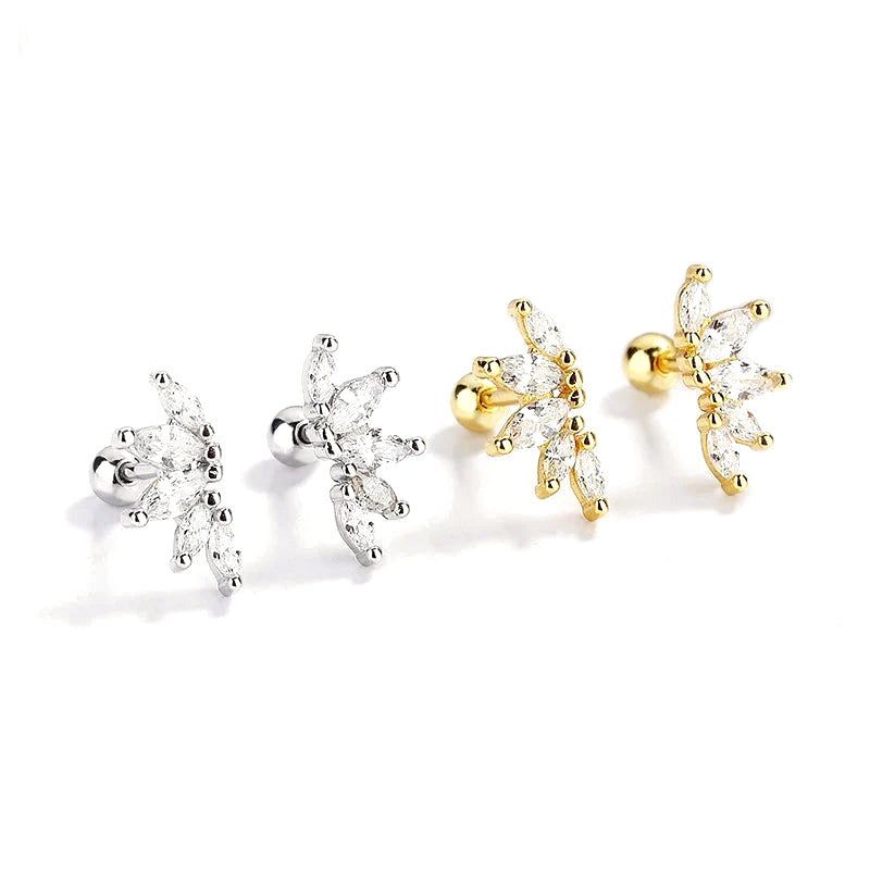 Aretes con Zirconia Corte Marquesa