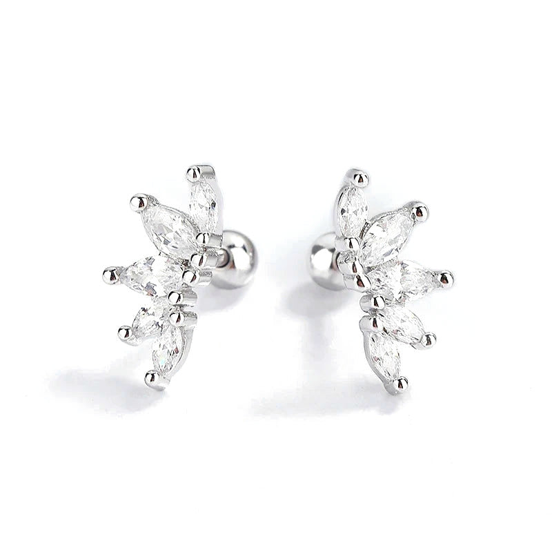 Aretes con Zirconia Corte Marquesa