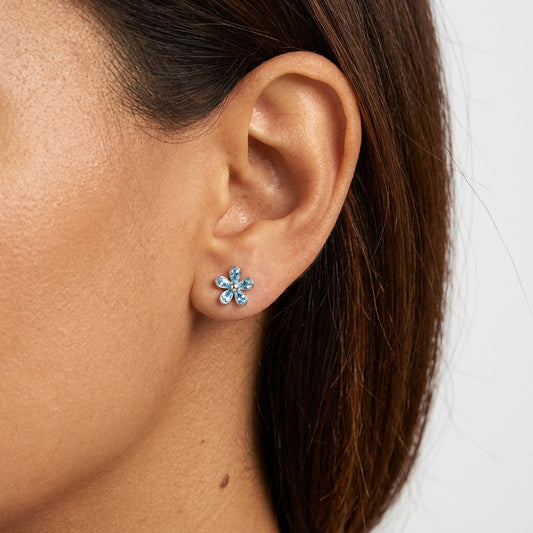 Aretes con Zirconias de Colores