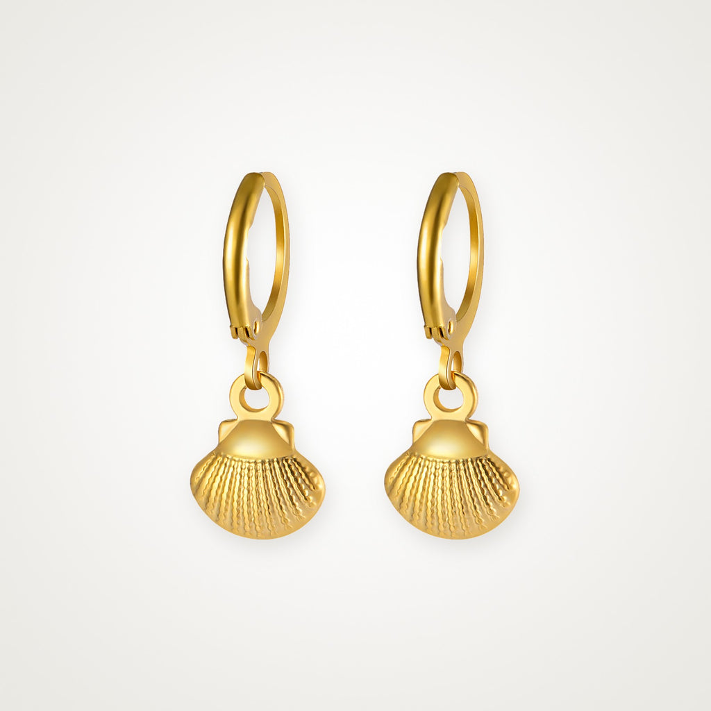 Aretes Concha dorados