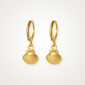 Aretes Concha dorados