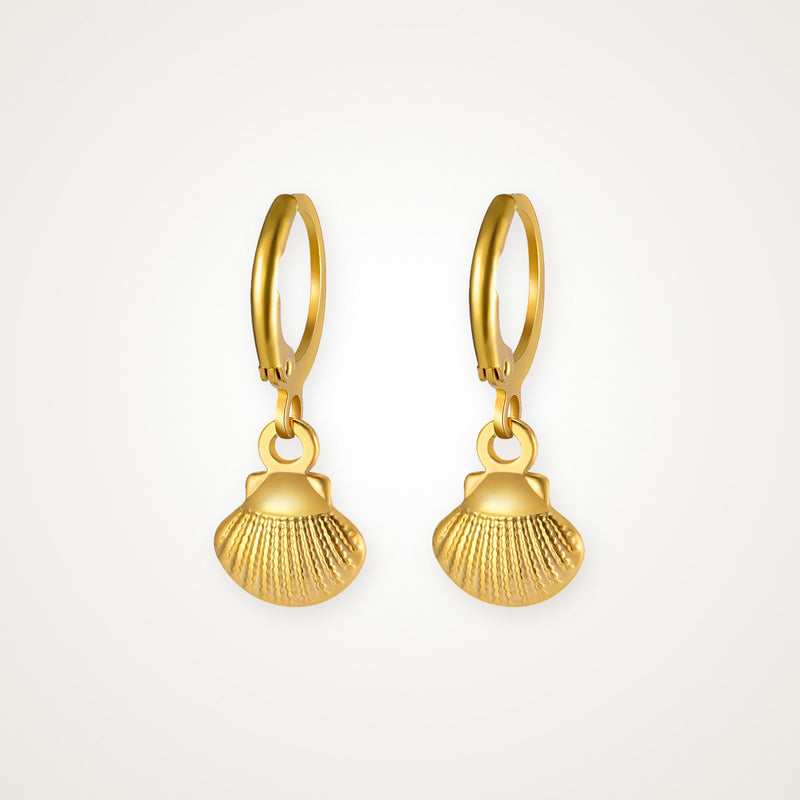 Aretes Concha dorados