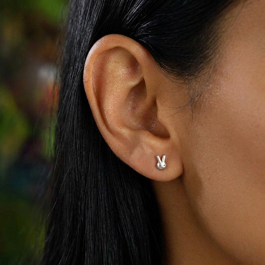 Aretes Conejito con Rosca