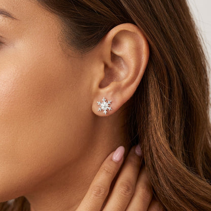 Aretes Copo de Nieve